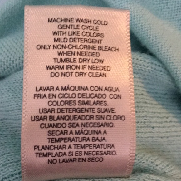 Leo & Nicole Mint Green 100% Cotton Long Cardigan - Picture 5 of 5